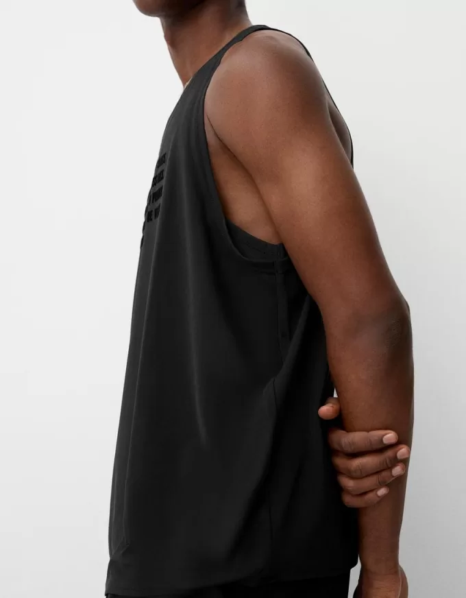 Double layer strappy T-shirt Double layer strappy T-shirt