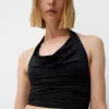 Draped halter top Draped halter top