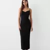 Draped strappy long dress Draped strappy long dress