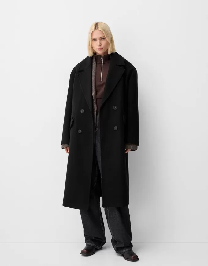 Drop shoulder coat Drop shoulder coat
