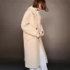 Drop shoulder coat