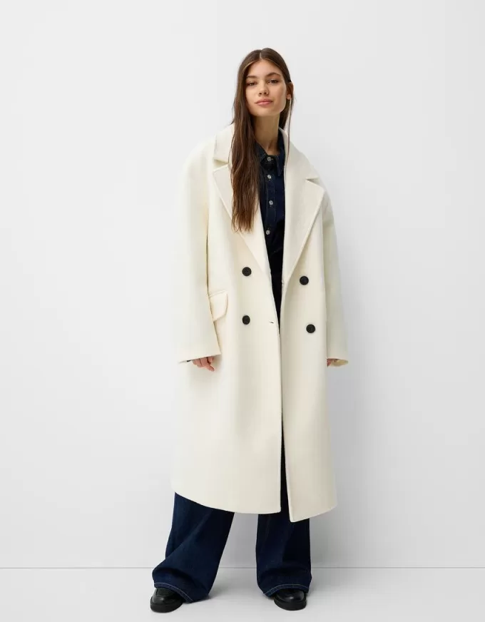 Drop shoulder coat Drop shoulder coat