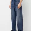 Embroidered baggy jeans Embroidered baggy jeans