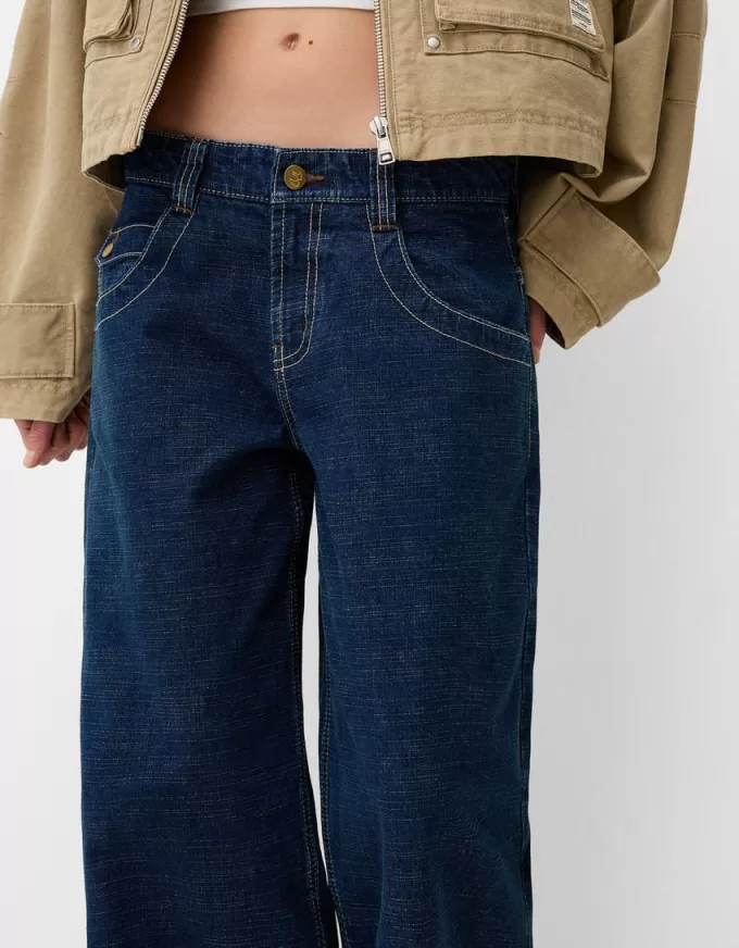 Embroidered boyfriend jeans Embroidered boyfriend jeans