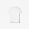 Embroidered short sleeve roll-up T-shirt Embroidered short sleeve roll-up T-shirt