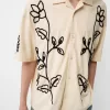 Embroidered short sleeve shirt Embroidered short sleeve shirt