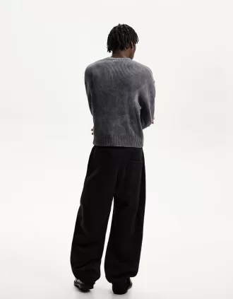 Faded boxy-fit sweater
