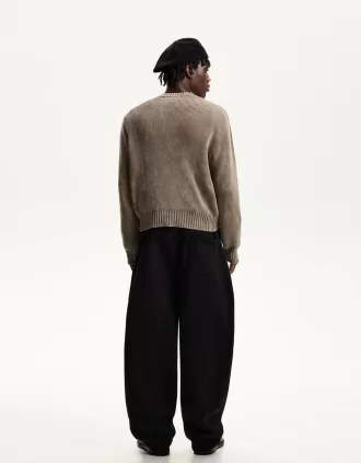 Faded boxy-fit sweater