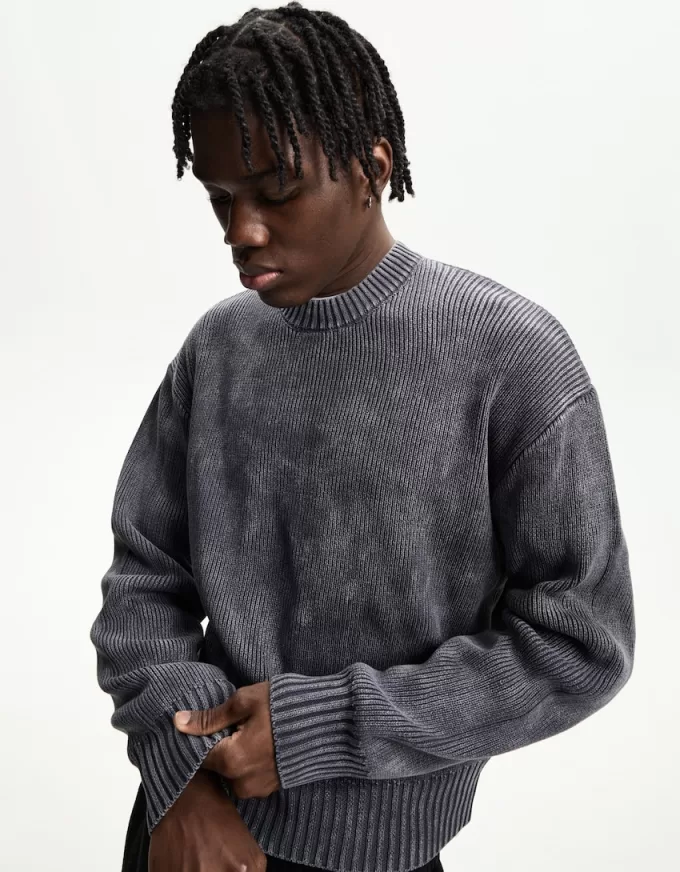 Faded boxy-fit sweater Faded boxy-fit sweater