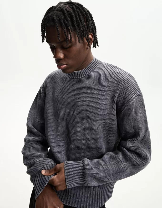 Faded boxy-fit sweater Faded boxy-fit sweater