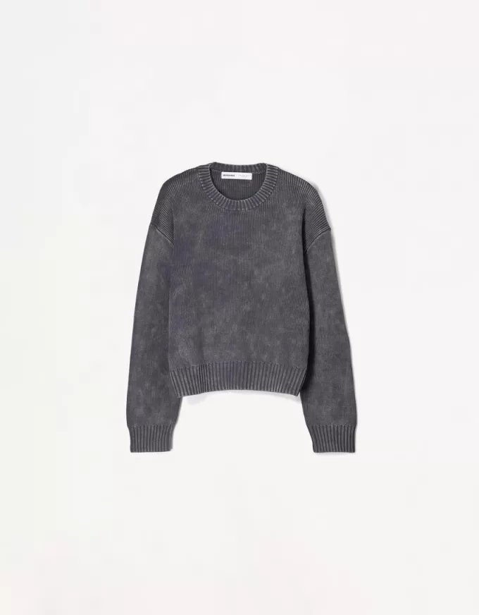 Faded boxy-fit sweater Faded boxy-fit sweater