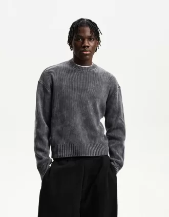 Faded boxy-fit sweater