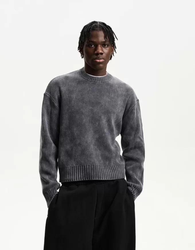 Faded boxy-fit sweater Faded boxy-fit sweater