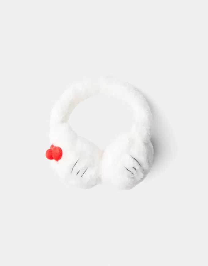 Faux fur Hello Kitty earmuffs