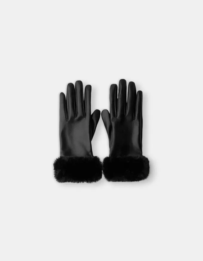 Faux leather gloves Faux leather gloves