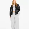 Faux leather oversize jacket Faux leather oversize jacket