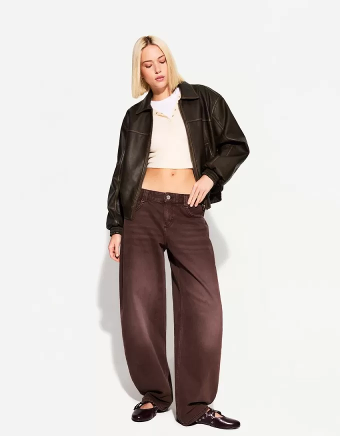 Faux leather oversize jacket Faux leather oversize jacket