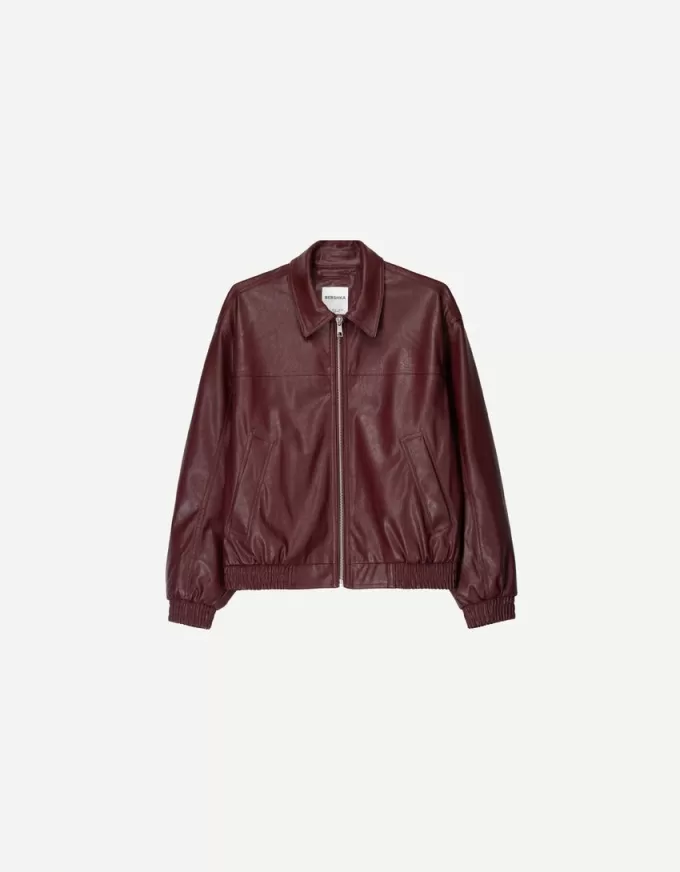 Faux leather oversize jacket Faux leather oversize jacket