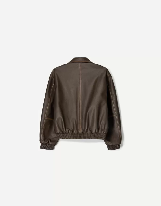 Faux leather oversize jacket Faux leather oversize jacket