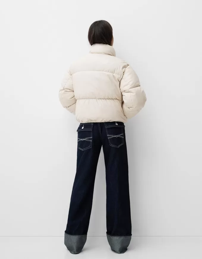 Faux leather puffer jacket Faux leather puffer jacket