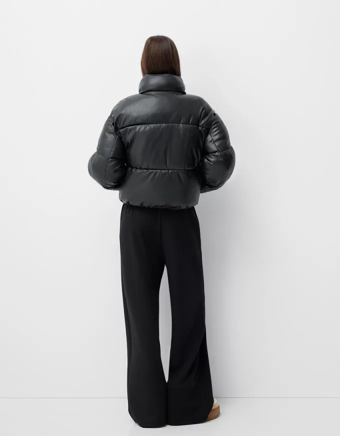 Faux leather puffer jacket Faux leather puffer jacket