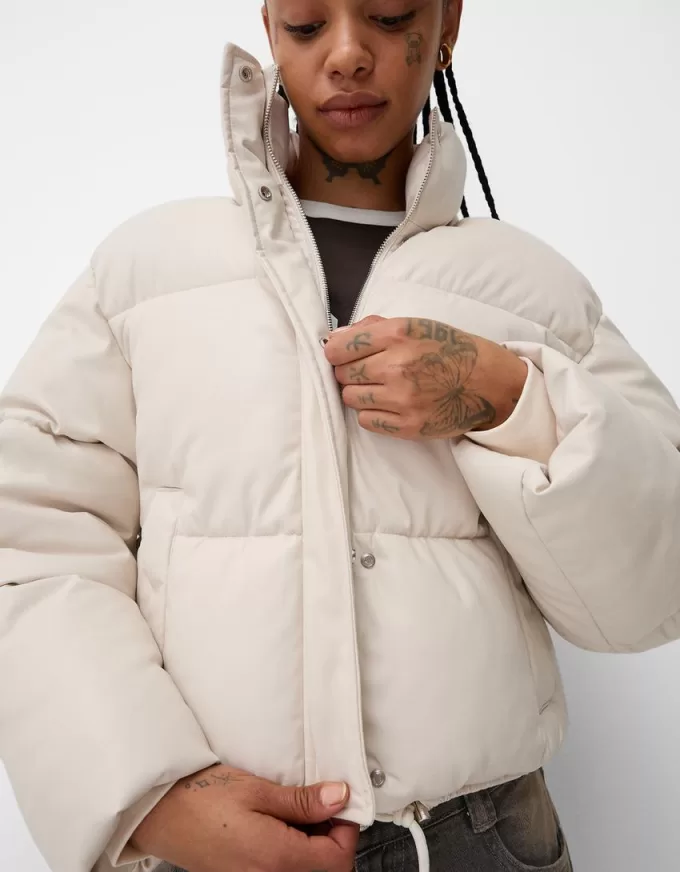 Faux leather puffer jacket Faux leather puffer jacket