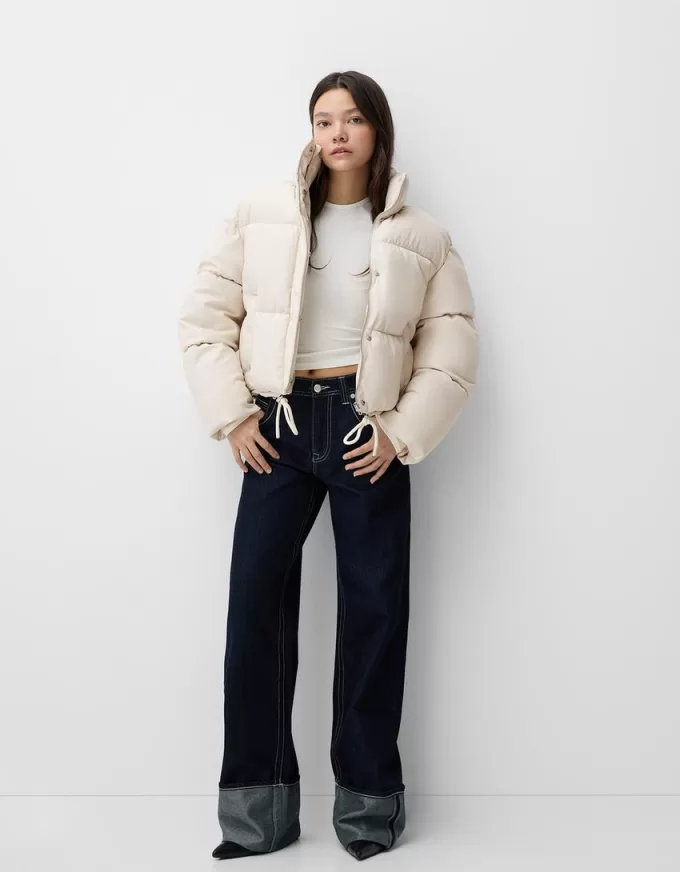 Faux leather puffer jacket Faux leather puffer jacket