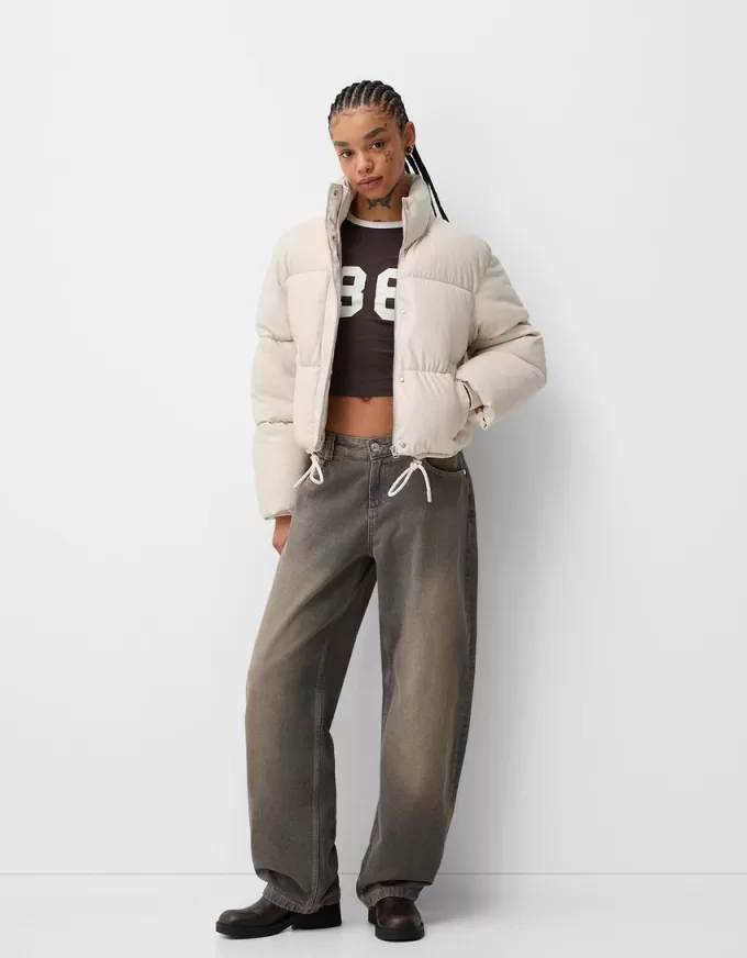 Faux leather puffer jacket Faux leather puffer jacket