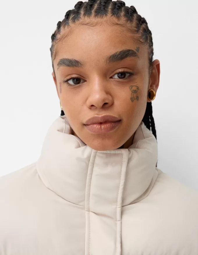 Faux leather puffer jacket Faux leather puffer jacket