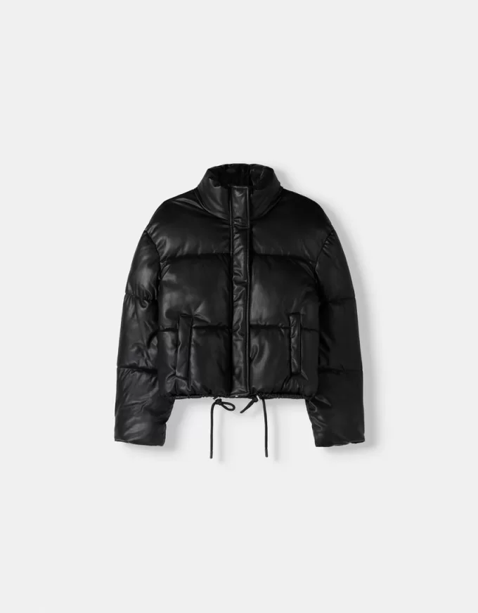 Faux leather puffer jacket Faux leather puffer jacket