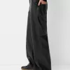 Faux leather straight pants Faux leather straight pants