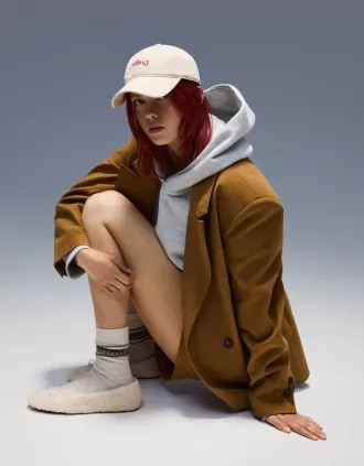 Faux shearling ballerinas