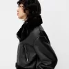 Faux shearling biker jacket Faux shearling biker jacket