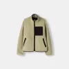 Faux shearling jacket with contrast details Faux shearling jacket with contrast details