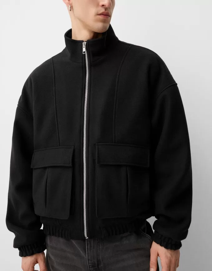 Felt texture jacket Felt texture jacket