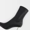 Fitted metallic high-heel ankle boots Fitted metallic high-heel ankle boots