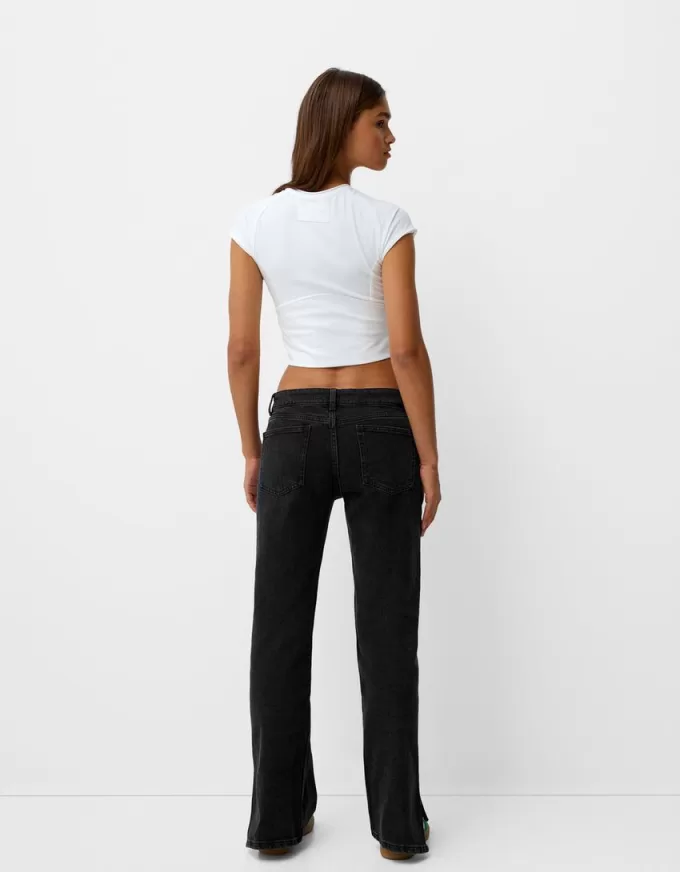 Flared split-hem jeans Flared split-hem jeans