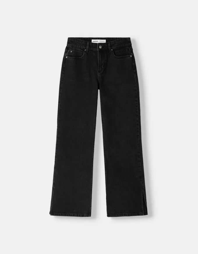 Flared split-hem jeans Flared split-hem jeans