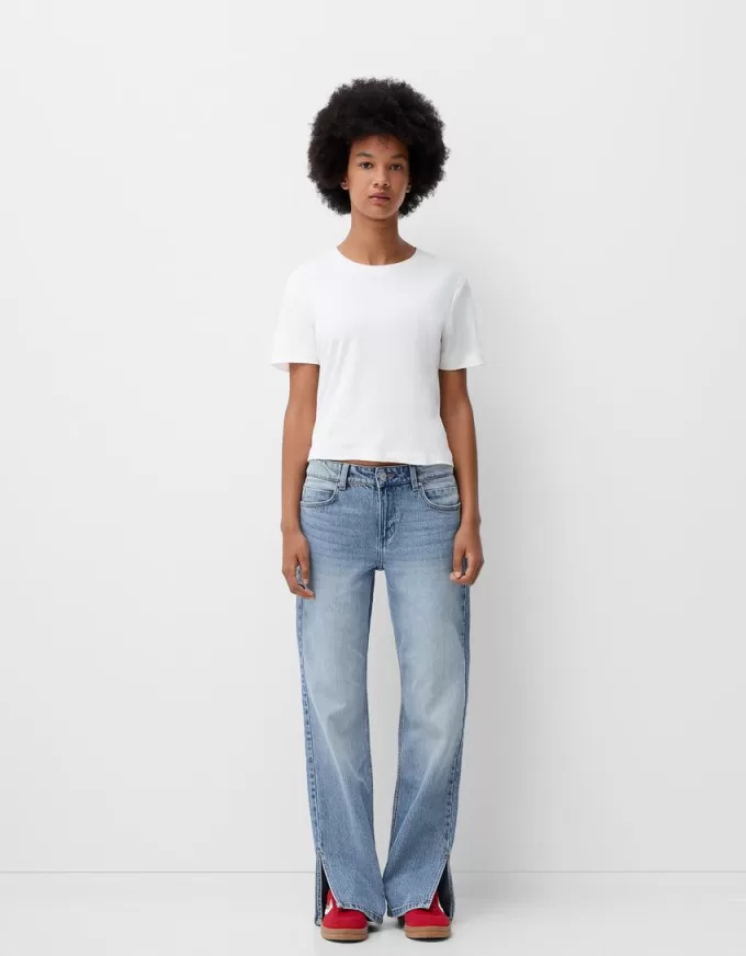 Flared split-hem jeans Flared split-hem jeans