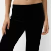Flared velvet pants