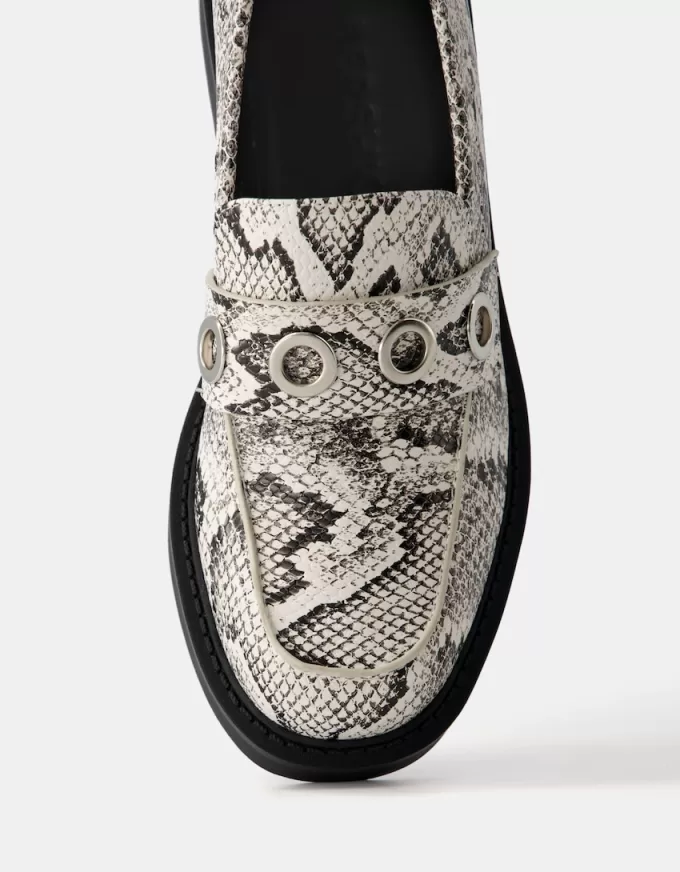 Flat animal-print loafers Flat animal-print loafers