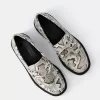 Flat animal-print loafers Flat animal-print loafers