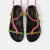 Flat rope sandals