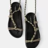 Flat rope sandals