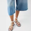 Flat sandals with ring details Flat sandals with ring details