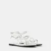 Flat sandals with ring details Flat sandals with ring details