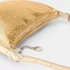 Golden mesh bag Golden mesh bag