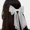 Hair clip with bow Hair clip with bow