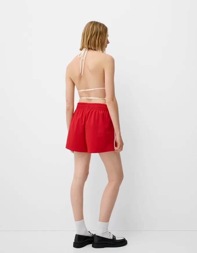 Halter bodysuit with open back Halter bodysuit with open back