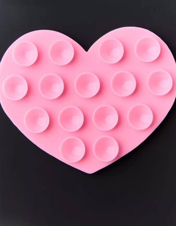 Heart suction cup cell phone case Heart suction cup cell phone case